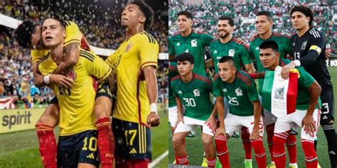 mexico vs colombia diciembre 2023
